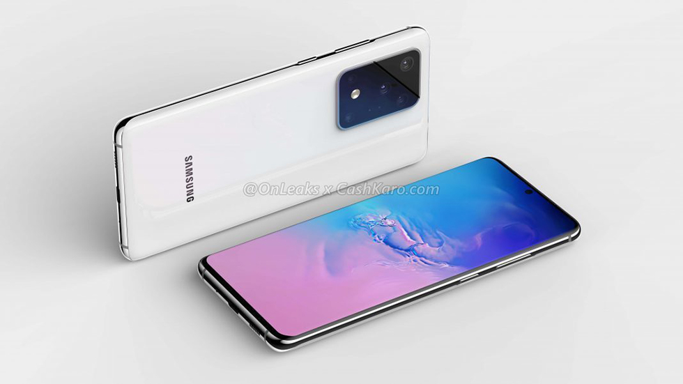 Официальное изображение Samsung Galaxy S11+ подтвердило необычный дизайн смартфона