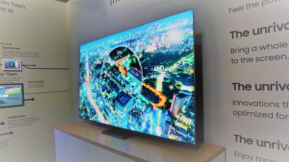Samsung презентовала 8K-телевизор без рамок