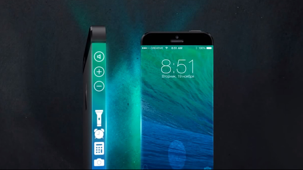 Apple разрабатывает уникальный «iPhone-дисплей»