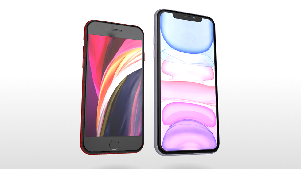 Хотите iPhone SE (2020)? Сравните его с другими айфонами в 3D