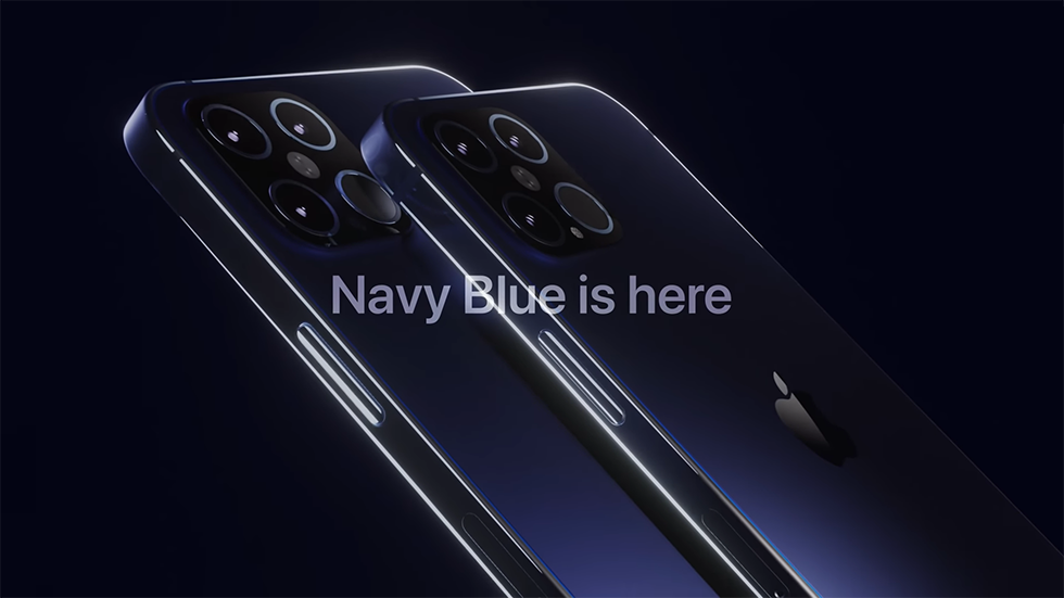 iPhone 12 в шикарном темно-синем цвете показали на концепт-рендерах