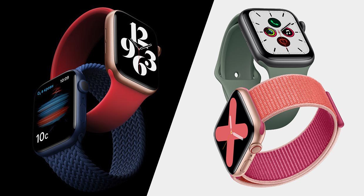 Apple Watch Series 5 VS Apple Watch Series 6 сравнение