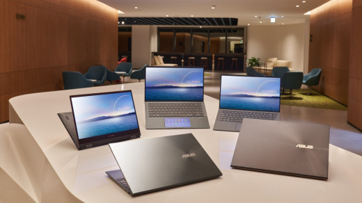 ASUS представляет ноутбуки с процессорами Intel Core 11 поколения