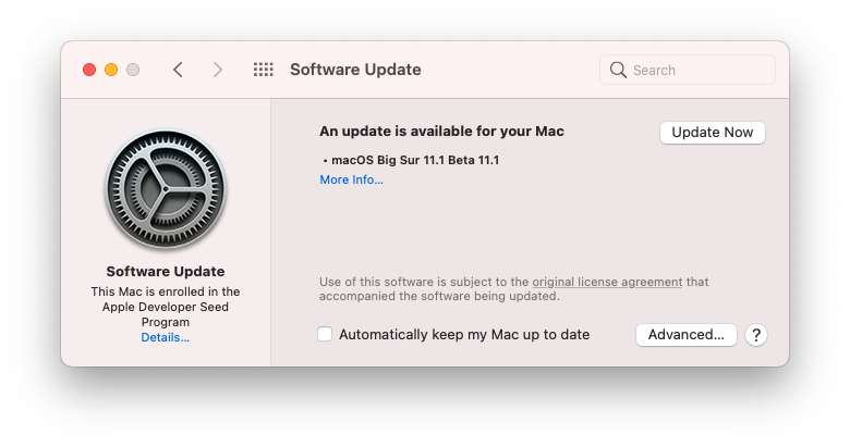 macOS 11.1
