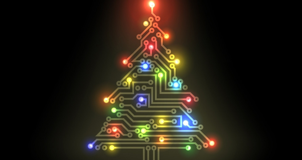 Цифровая новогодняя елка