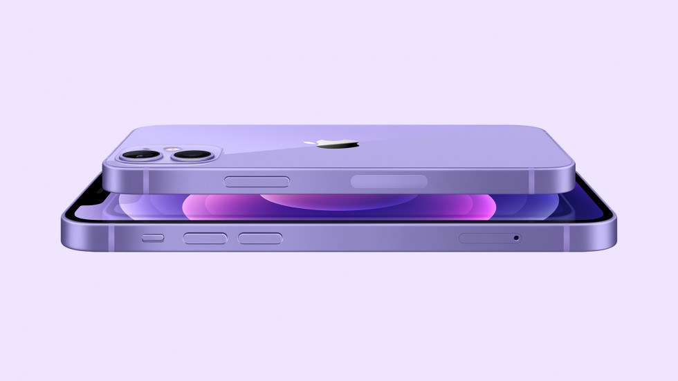 Скачайте новые фиолетовые обои для iPhone 12 прямо сейчас