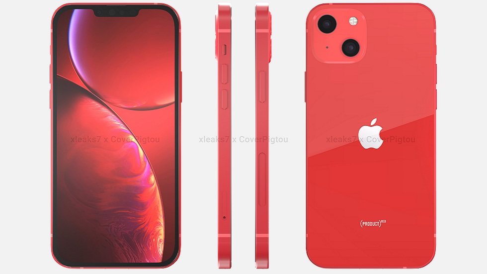 Невероятный красный iPhone 13 Product(RED) на суперкачественных рендерах
