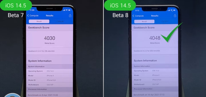 iOS 14.5 beta 8