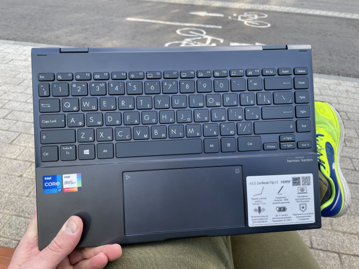 Клавиатура ноутбука Asus ZenBook Flip 13 UX363E