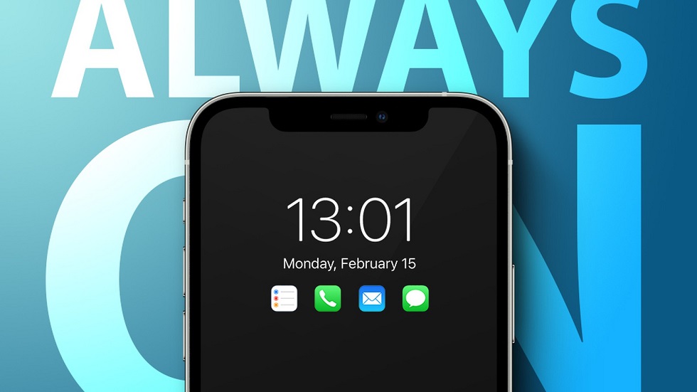 iPhone 13 получат функцию Always on Display — дисплей всегда включен