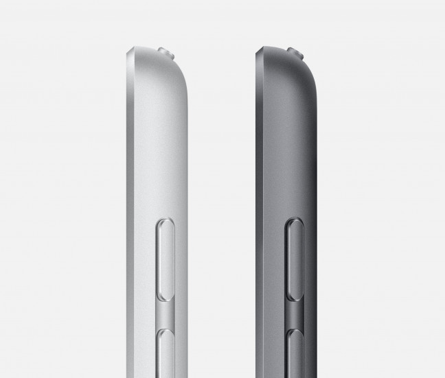 Новый iPad 2021 представлен всего в 2 цветах: серебристый и серый космос