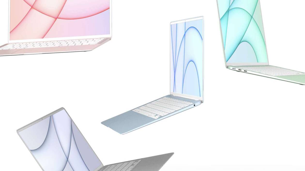Качественные рендеры нового MacBook Air с дисплеем mini-LED