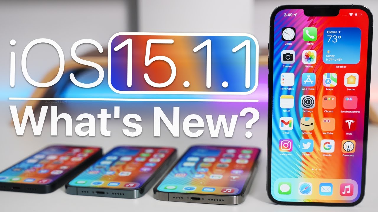 iOS 15.1.1 для iPhone 12 и iPhone 13 — что нового