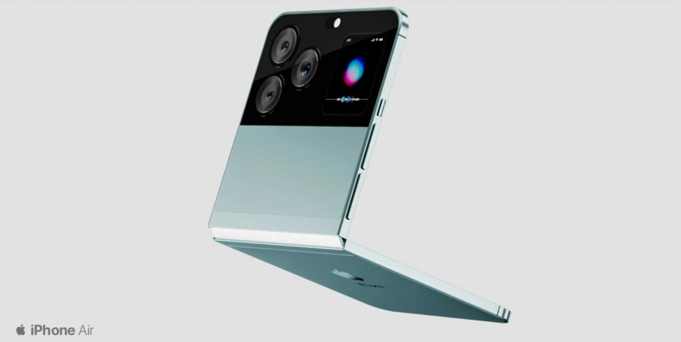 Впечатляющий концепт iPhone Air — айфон с гибким дисплеем на M1