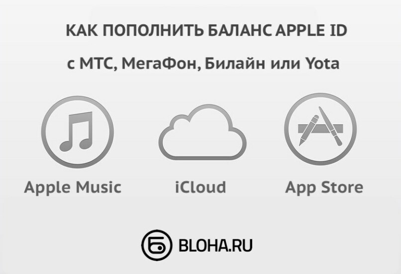 Как пополнить Apple ID в России с мобильного телефона МТС, Билайн, МегаФон или Yot