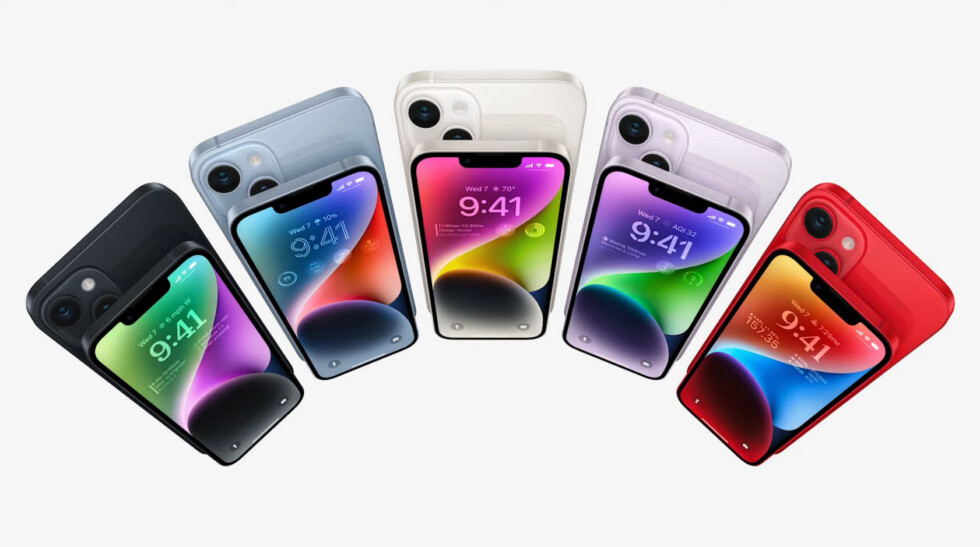 iPhone 14 Plus и iPhone 14 — все цвета