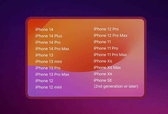 Какие Айфоны поддерживают iOS 17 — совместимость